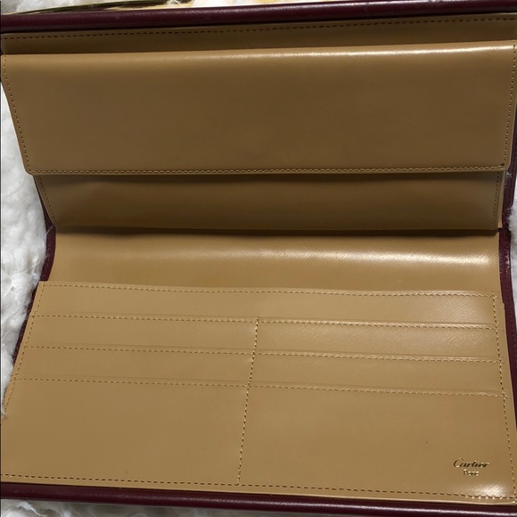 Cartier vintage bag w/matching clutch wallet - Picture 4 of 8